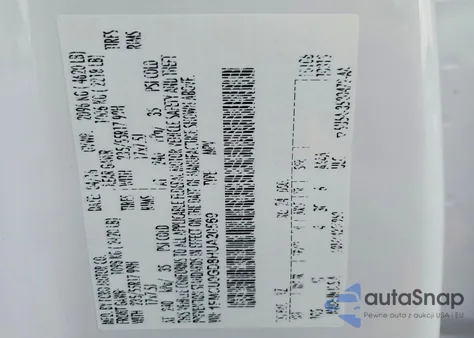 2017 Ford Escape Se z USA, uszkodzony, nr VIN 1FMCU0GD8HUA20569